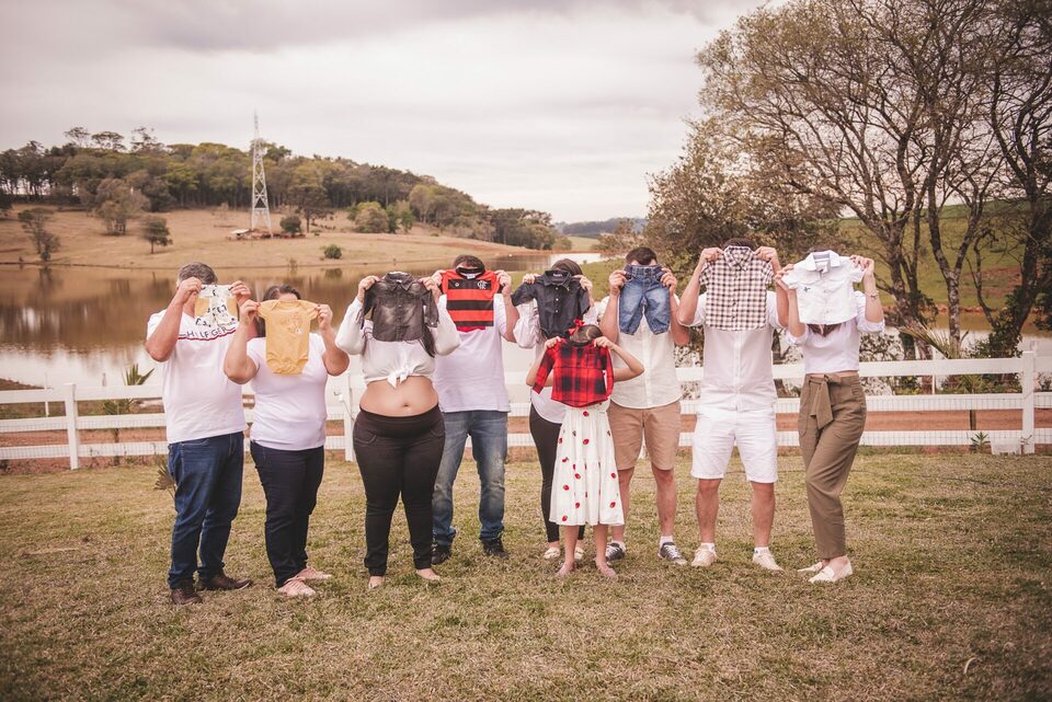 Book Gestante Camila e família 